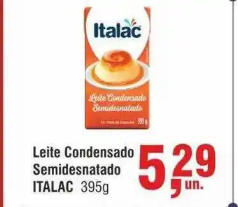 Higa Atacado Leite condensado semidesnatado italac oferta