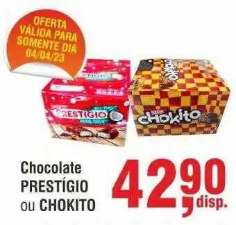 Higa Atacado Chocolate prestigio ou chokito oferta