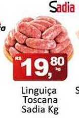 Rede Krill Linguiça toscana sadia kg oferta