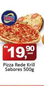 Rede Krill Pizza rede krill sabores oferta