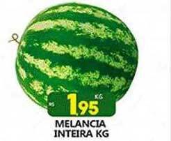 Supermercado Porecatu Melancia inteira kg oferta