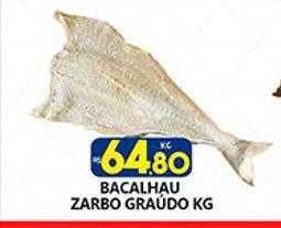 Supermercado Porecatu Bacalhau zarbo graúdo kg oferta