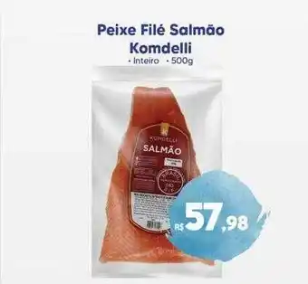 Rebouças Supermercados Peixe filé salmão komdelli oferta