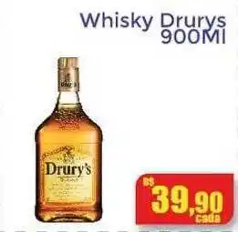 Supermercados Planalto Whisky drurys oferta