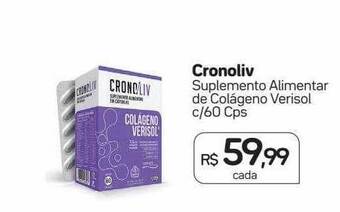 Drogal Cronoliv suplemento alimentar de colágeno verisol c 60 cps oferta