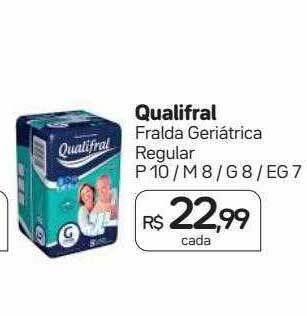 Drogal Qualifral fralda geriátrica regular oferta