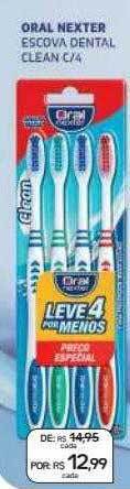 Drogal Oral nexter escova dental clean c 4 oferta
