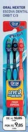 Drogal Oral nexter escova dental orbit c 3 oferta