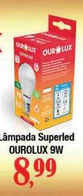 Supermercados Unidos Lâmpada superled ourolux 9w oferta