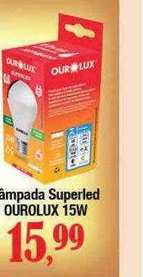 Supermercados Unidos Lâmpada superled ourolux 15w oferta