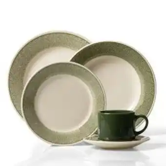 Lojas Havan Aparelho de jantar biona donna poppis 20 peças - branco e verde oferta