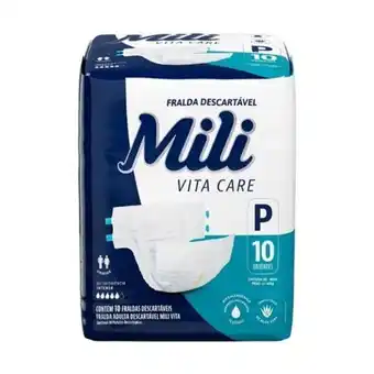 Coocerqui Fralda geriátrica mili vita p pacote 10 un oferta
