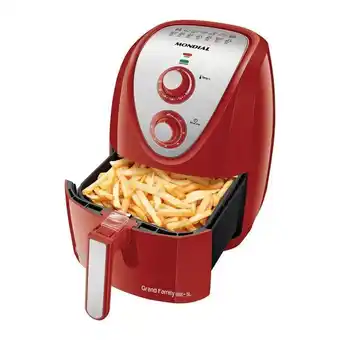 Casa e Vídeo Fritadeira air fryer 5l mondial afn50ri vermelha 220v oferta