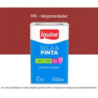 Bemol Tinta acrilica iquine standard fosco 16l sela & pinta 1115 maçaranduba (mp) oferta