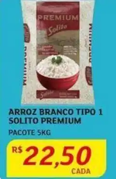 Assaí Atacadista Arroz Branco Tipo 1 Solito Premium 1kg oferta