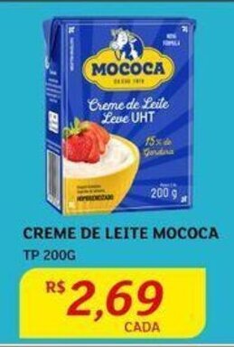 Assaí Atacadista Creme de leite Mococa tp 200g oferta