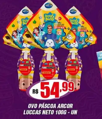 Ovo Páscoa Arcor Luccas Neto 100g