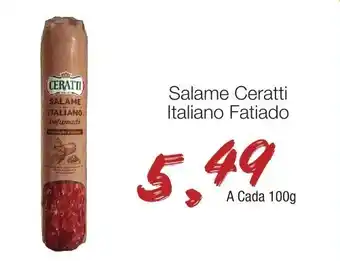Supermercado Dalben Salame Ceratti Italiano fatiado 100g oferta