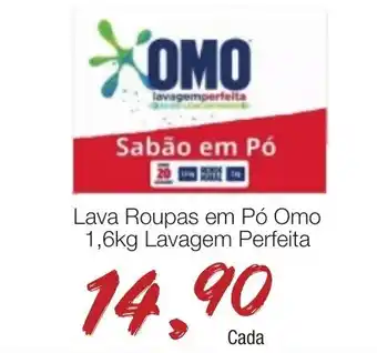 Supermercado Dalben Lava roupas em Po Omo 1.6kg Lavagem Perfeita oferta