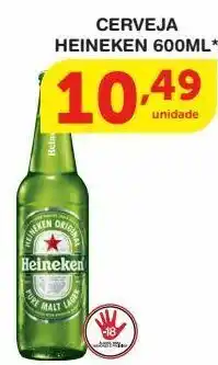 Roldão Cerveja heineken 600ml oferta