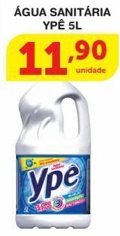 Roldão Água sanitária ypê 5l oferta