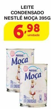 Roldão Leite condensado moça nestlé 395g oferta