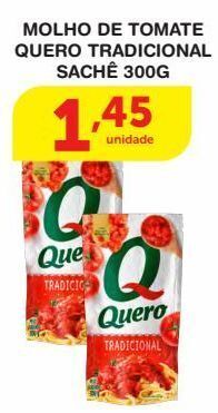 Roldão Molho de tomate quero 300g oferta