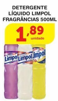 Roldão Detergente líquido limpol 500ml oferta