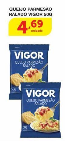 Queijo parmesão ralado vigor 50g