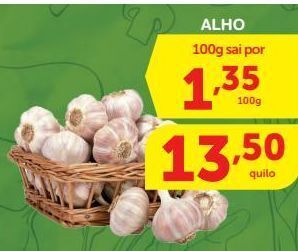 Roldão Alho 100g oferta