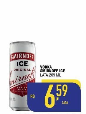 Mercantil Rodrigues Vodka smirnoff ice oferta