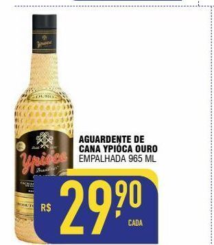 Mercantil Rodrigues Aguardente de cana ypióca ouro oferta