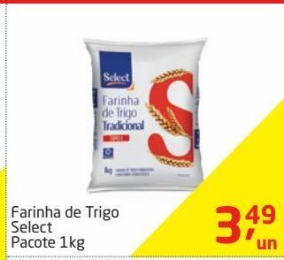 Tenda Atacado Farinha de trigo select kg oferta