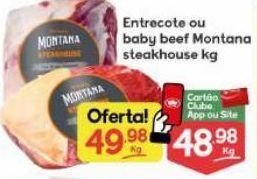 Supermercados Princesa Entrecote ou baby beef montana steakhouse kg oferta