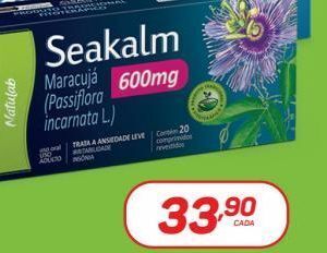 Seakalm passiflora incarnata l. 600mg 20 comprimidos