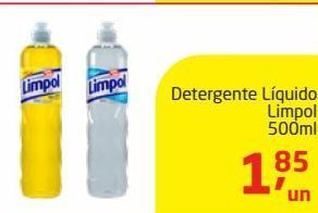Tenda Atacado Detergente líquido limpol 500ml oferta