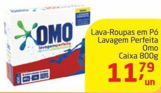 Tenda Atacado Lava roupas em pó omo 800g oferta