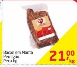 Tenda Atacado Bacon manta perdigão kg oferta