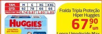Tenda Atacado Fralda tripla proteção hiper huggies oferta