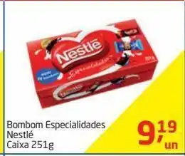 Tenda Atacado Bombom especialidades nestlé 251g oferta