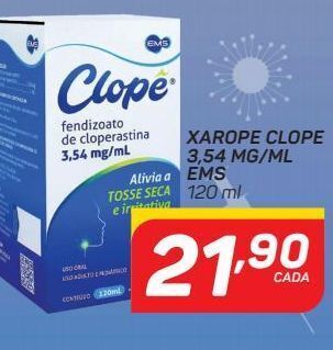 GBarbosa Xarope clope 3,54 mg/ml ems 120 ml oferta