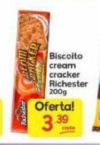 Supermercados Princesa Biscoito cream cracker richester 200g oferta