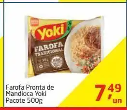 Tenda Atacado Farofa pronta de mandioca yoki 500g oferta