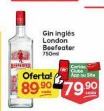 Supermercados Princesa Gin inglés london beefeater 750ml oferta