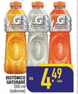 Mercantil Rodrigues Isotônico gatorade 500ml oferta