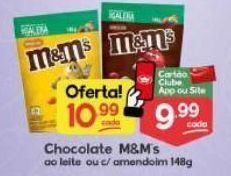 Chocolate m&m's ao leite ou c/ amendoim 148g