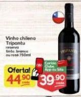 Supermercados Princesa Vinho chileno tripantu reserva tinto branco ou rose 750ml oferta