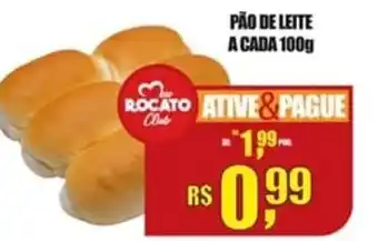 Pao de Leite a cada 100g
