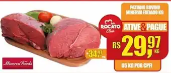 Patinho Bovino Minerva Fatiado 1kg
