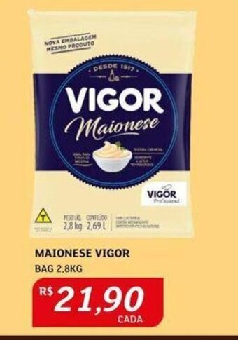 Assaí Atacadista Maionese Vigor 2.8kg oferta
